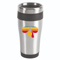 Turkey Face With Retro Sunglass 16oz Travel Tumbler