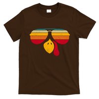 Turkey Face With Retro Sunglass T-Shirt