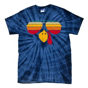 Turkey Face With Retro Sunglass Tie-Dye T-Shirt