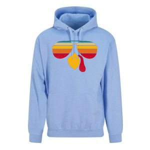 Turkey Face With Retro Sunglass Unisex Surf Hoodie