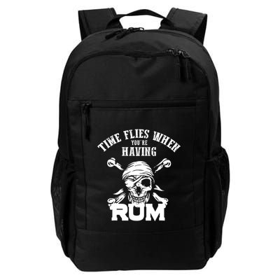 Time Flies When YouRe Having Rum Rum Drinkers Backpack