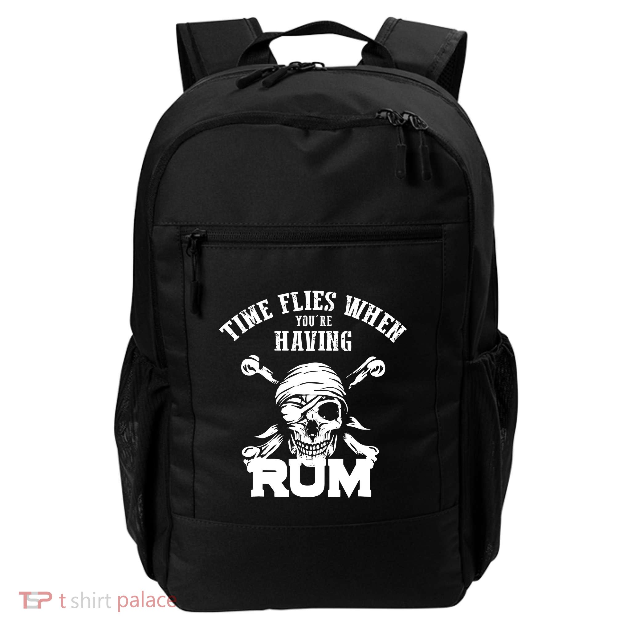 Time Flies When YouRe Having Rum Rum Drinkers Backpack