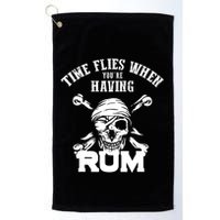 Time Flies When YouRe Having Rum Rum Drinkers Golf Towel