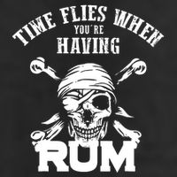 Time Flies When YouRe Having Rum Rum Drinkers Golf Towel