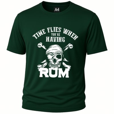 Time Flies When YouRe Having Rum Rum Drinkers Performance Shirt