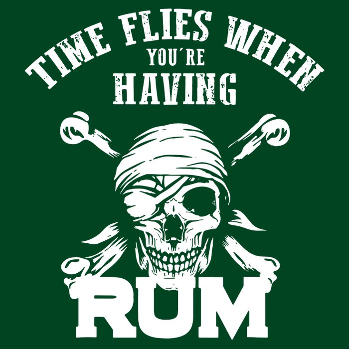 Time Flies When YouRe Having Rum Rum Drinkers Cooling Performance Crew T-Shirt