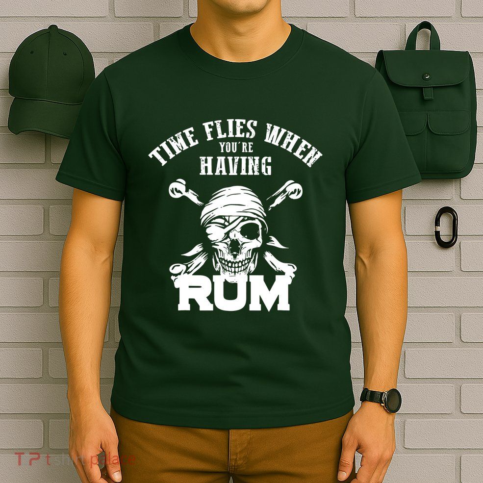 Time Flies When YouRe Having Rum Rum Drinkers T-Shirt