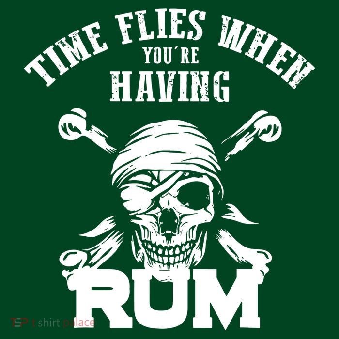 Time Flies When YouRe Having Rum Rum Drinkers Poster
