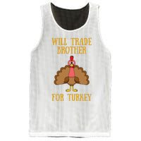 Thanksgiving For Will Trade Brother For Turkey Mesh Reversible Basketball Jersey Tank