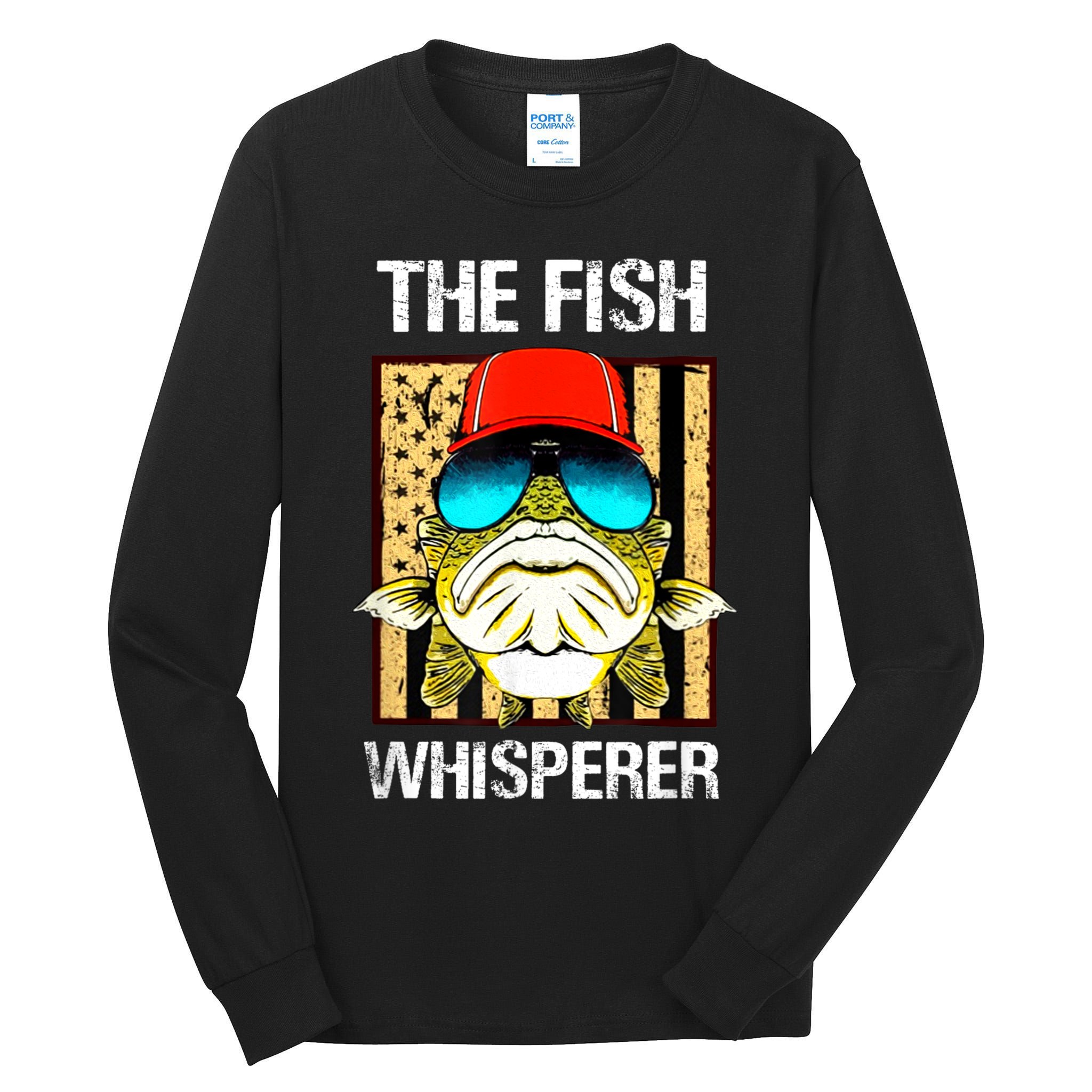 The FISH Whisperer Funny Tall Long Sleeve T-Shirt