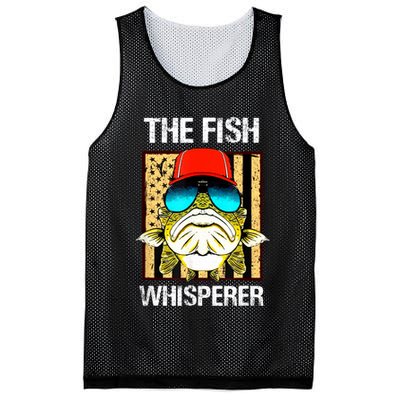The FISH Whisperer Funny Mesh Reversible Basketball Jersey Tank