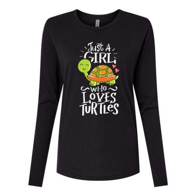 Turtle For Who Love Turtles Sea Animal Pet Lover Gift Womens Cotton Relaxed Long Sleeve T-Shirt