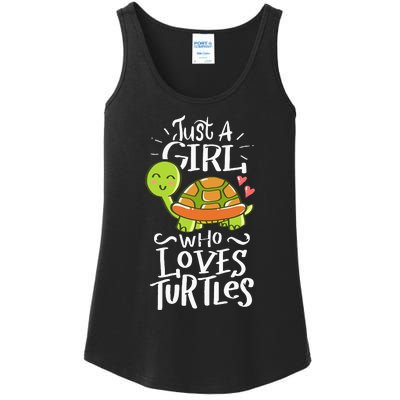 Turtle For Who Love Turtles Sea Animal Pet Lover Gift Ladies Essential Tank