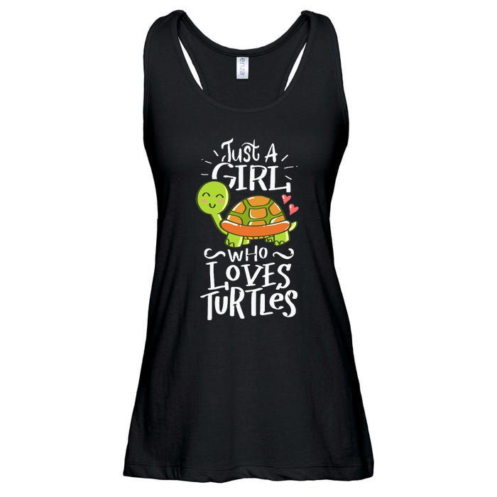 Turtle For Who Love Turtles Sea Animal Pet Lover Gift Ladies Essential Flowy Tank