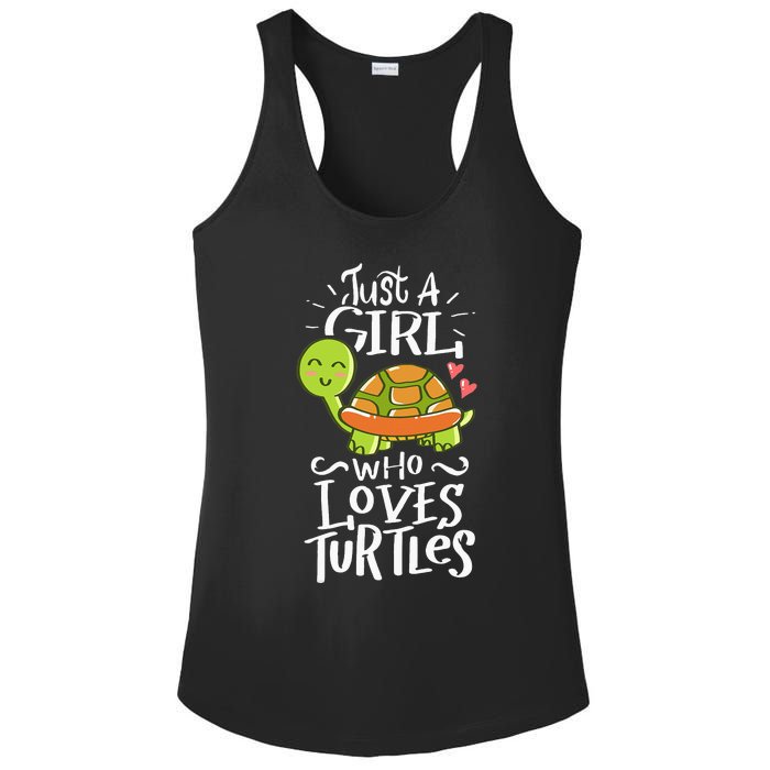 Turtle For Who Love Turtles Sea Animal Pet Lover Gift Ladies PosiCharge Competitor Racerback Tank