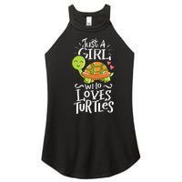 Turtle For Who Love Turtles Sea Animal Pet Lover Gift Women's Perfect Tri Rocker Tank