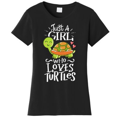 Turtle For Who Love Turtles Sea Animal Pet Lover Gift Women's T-Shirt