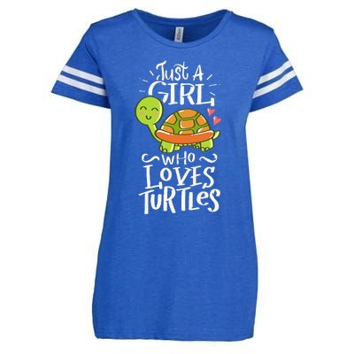 Turtle For Who Love Turtles Sea Animal Pet Lover Gift Enza Ladies Jersey Football T-Shirt