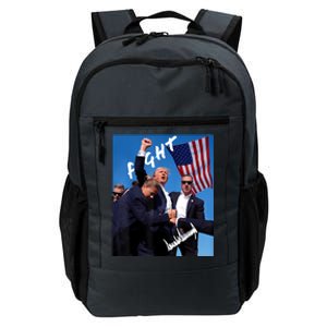 Trump Fight With Fist In Air Facsimile Signature Daily Commute Backpack