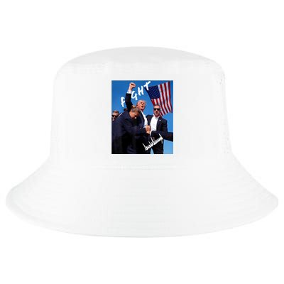 Trump Fight With Fist In Air Facsimile Signature Cool Comfort Performance Bucket Hat