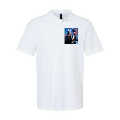 Trump Fight With Fist In Air Facsimile Signature Polo