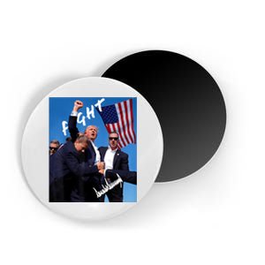 Trump Fight With Fist In Air Facsimile Signature Magnet