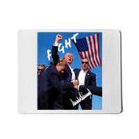 Trump Fight With Fist In Air Facsimile Signature Mousepad