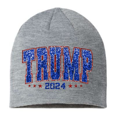 Trump For Women 2024 Retro Trump Girl Maga Trump 2024 Sustainable Beanie