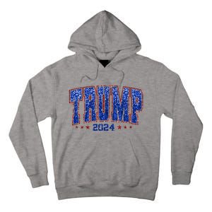 Trump For Women 2024 Retro Trump Girl Maga Trump 2024 Tall Hoodie