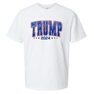 Trump For Women 2024 Retro Trump Girl Maga Trump 2024 Sueded Cloud Jersey T-Shirt