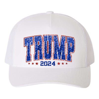 Trump For Women 2024 Retro Trump Girl Maga Trump 2024 Yupoong Adult 5-Panel Trucker Hat