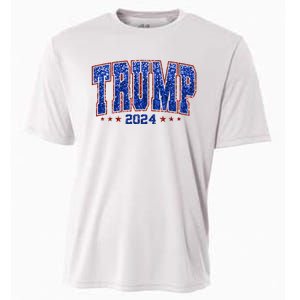 Trump For Women 2024 Retro Trump Girl Maga Trump 2024 Cooling Performance Crew T-Shirt