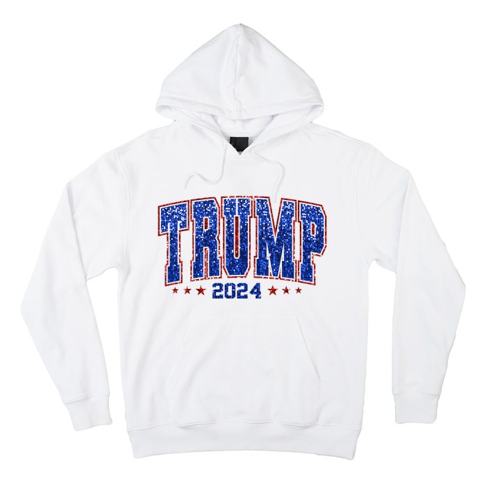 Trump For Women 2024 Retro Trump Girl Maga Trump 2024 Hoodie