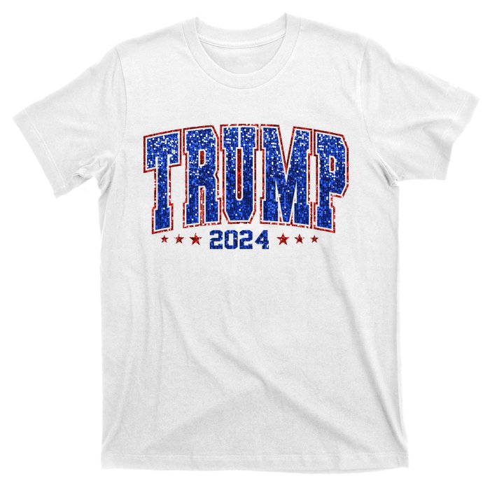 Trump For Women 2024 Retro Trump Girl Maga Trump 2024 T-Shirt