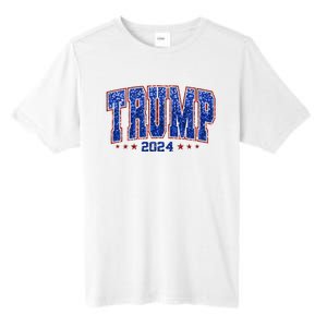 Trump For Women 2024 Retro Trump Girl Maga Trump 2024 Tall Fusion ChromaSoft Performance T-Shirt