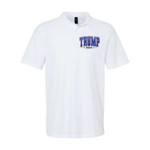 Trump For Women 2024 Retro Trump Girl Maga Trump 2024 Softstyle Adult Sport Polo