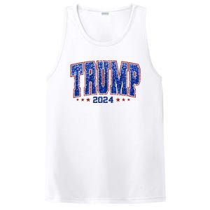 Trump For Women 2024 Retro Trump Girl Maga Trump 2024 PosiCharge Competitor Tank