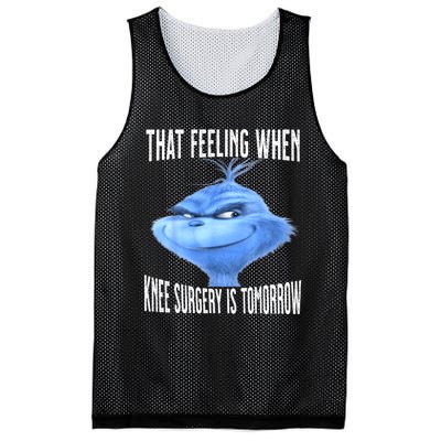 That Feeling When Knee Surgery Is Tomorrow Funny Meme Mesh Reversible Basketball Jersey Tank