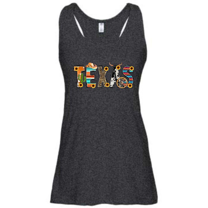 Texas For Women Cactus Texas For Girl Texas Yall Ladies Essential Flowy Tank