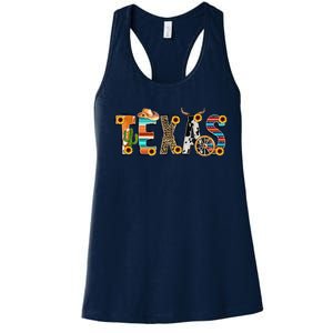 Texas For Women Cactus Texas For Girl Texas Yall Women's Racerback Tank