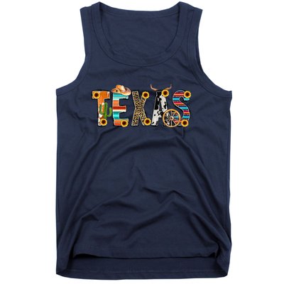 Texas For Women Cactus Texas For Girl Texas Yall Tank Top