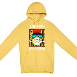 The Fish Whisperer American Flag Premium Pullover Hoodie