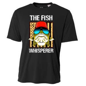 The Fish Whisperer American Flag Cooling Performance Crew T-Shirt