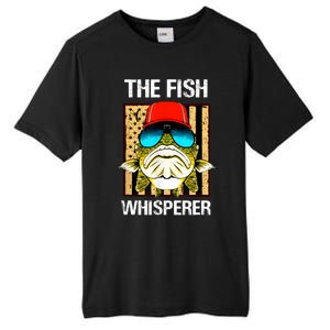 The Fish Whisperer American Flag Tall Fusion ChromaSoft Performance T-Shirt