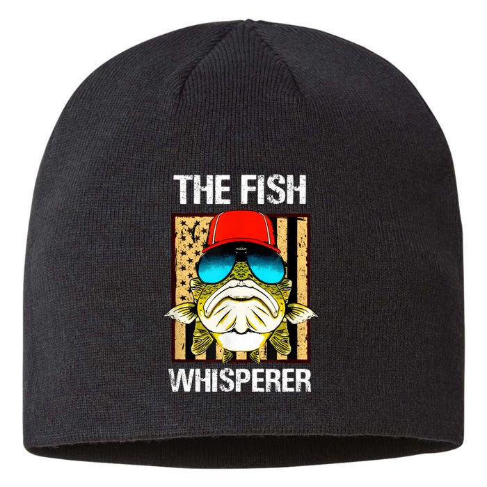 The Fish Whisperer American Flag Sustainable Beanie