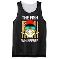 The Fish Whisperer American Flag Mesh Reversible Basketball Jersey Tank