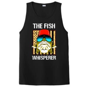 The Fish Whisperer American Flag PosiCharge Competitor Tank