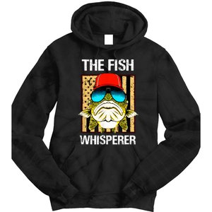 The Fish Whisperer American Flag Tie Dye Hoodie