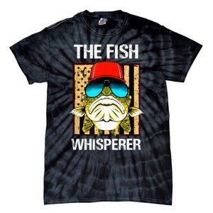 The Fish Whisperer American Flag Tie-Dye T-Shirt