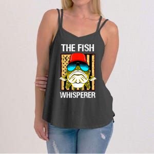 The Fish Whisperer American Flag Women's Strappy Tank